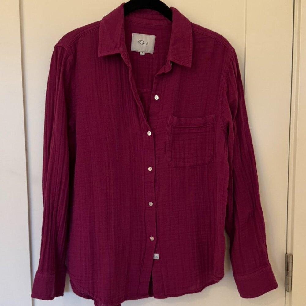 Rails Ellis Button Down Shirt In Boysenberry - image 3